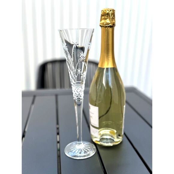 Waterford Lismore Toasting Crystal Tapered Champagne Flutes Size 9 1/4"H x 3.5"W - Picture 1 of 14
